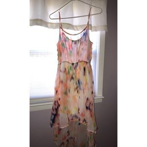 Summer dress NEW large high low sheer forever21